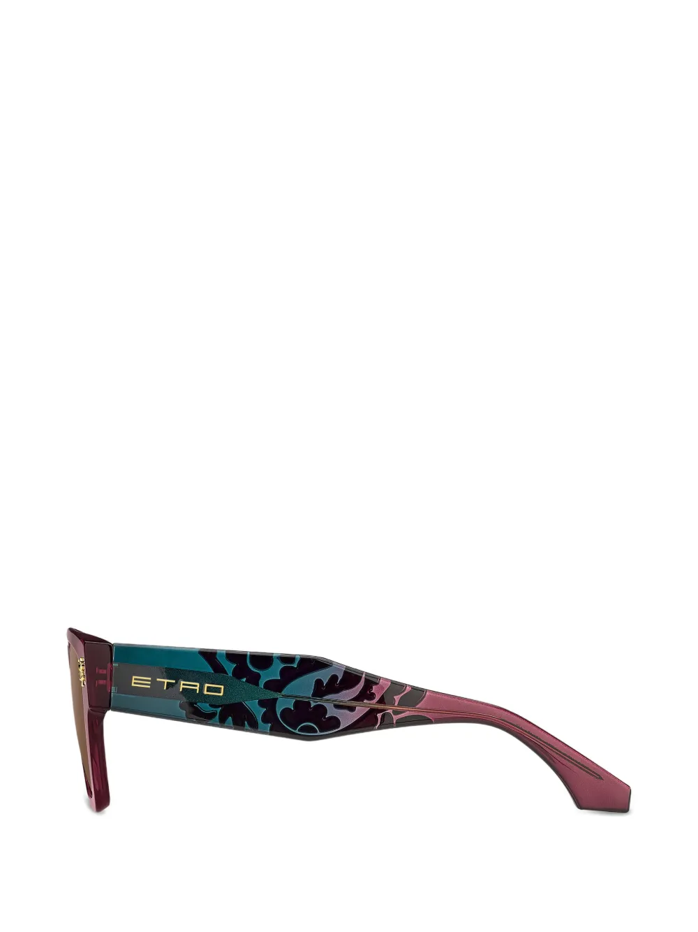 ETRO Zonnebril met bloemdetail Paars