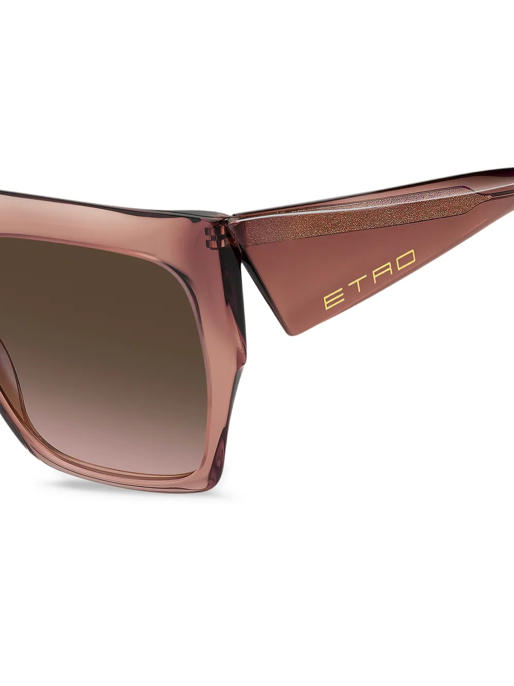 ETRO Zonnebril met vierkant montuur Roze