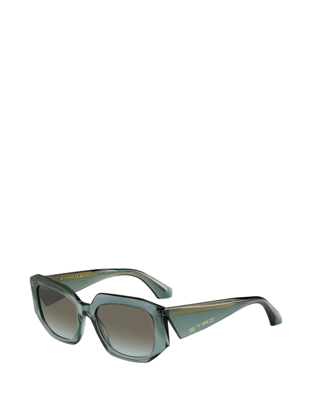 ETRO Zonnebril met logodetail Blauw