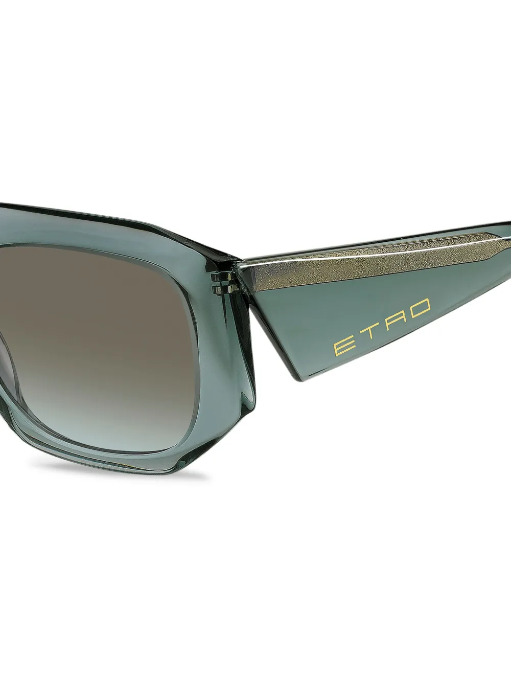 ETRO Zonnebril met logodetail Blauw