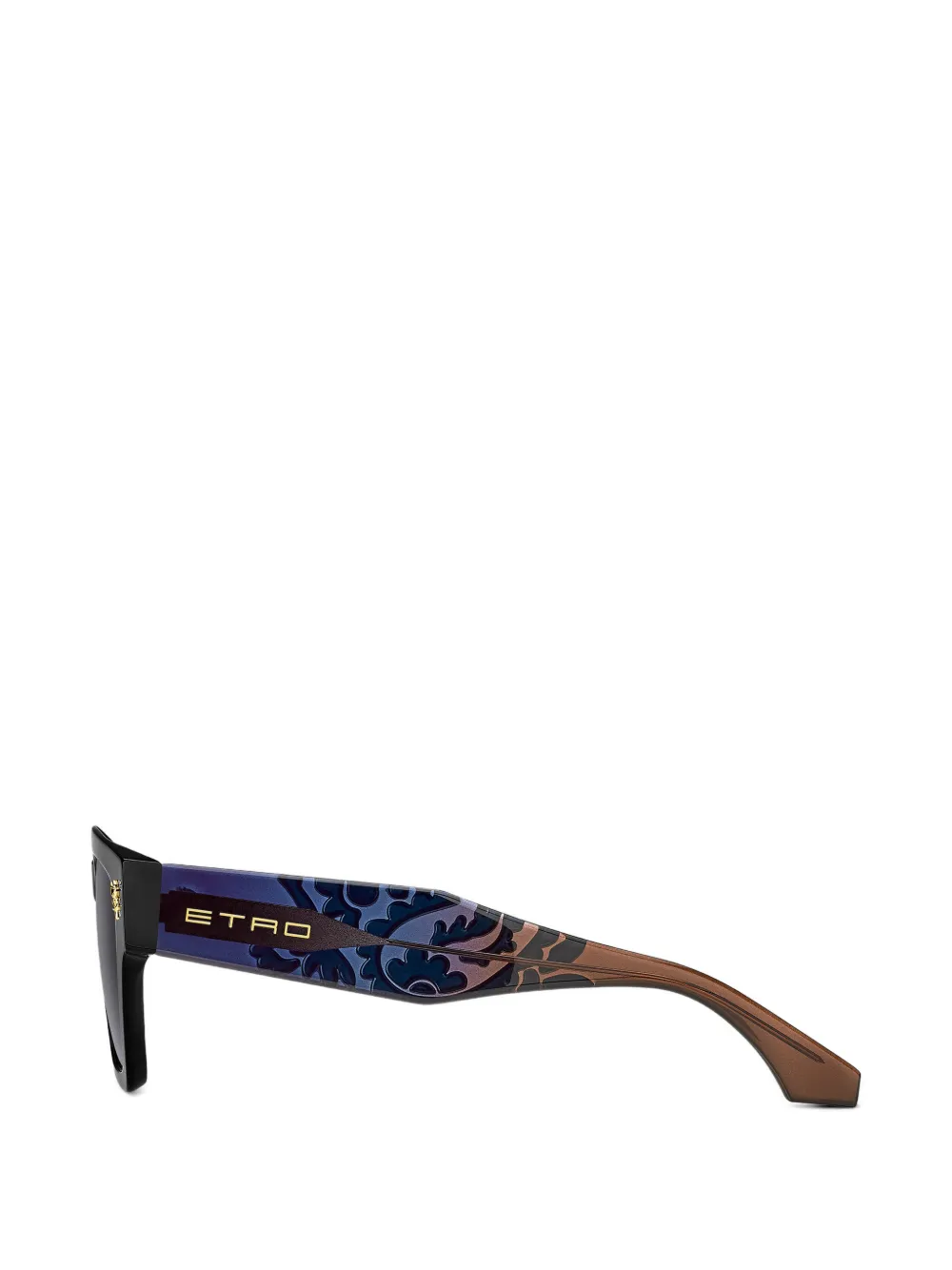 ETRO Zonnebril met vierkant montuur Zwart