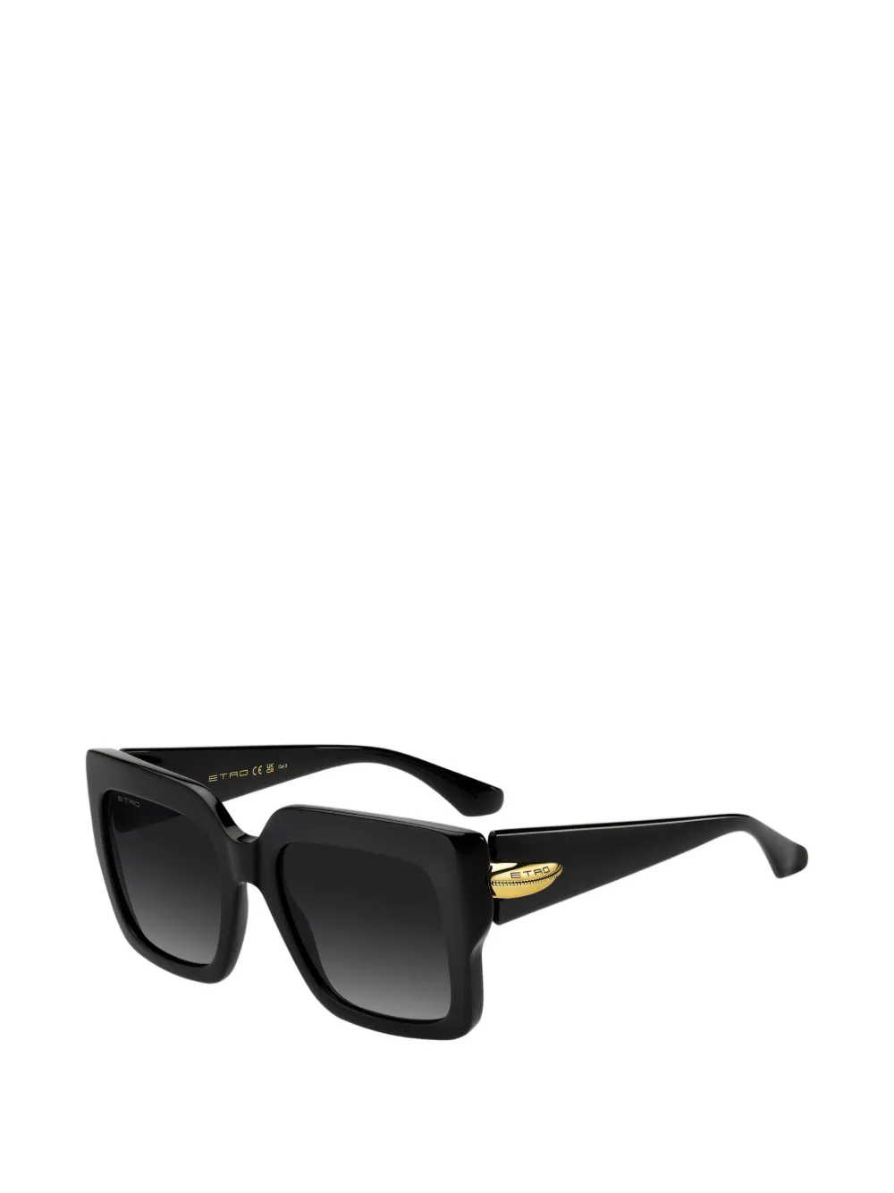  Etro Square-frame Sunglasses - Black 