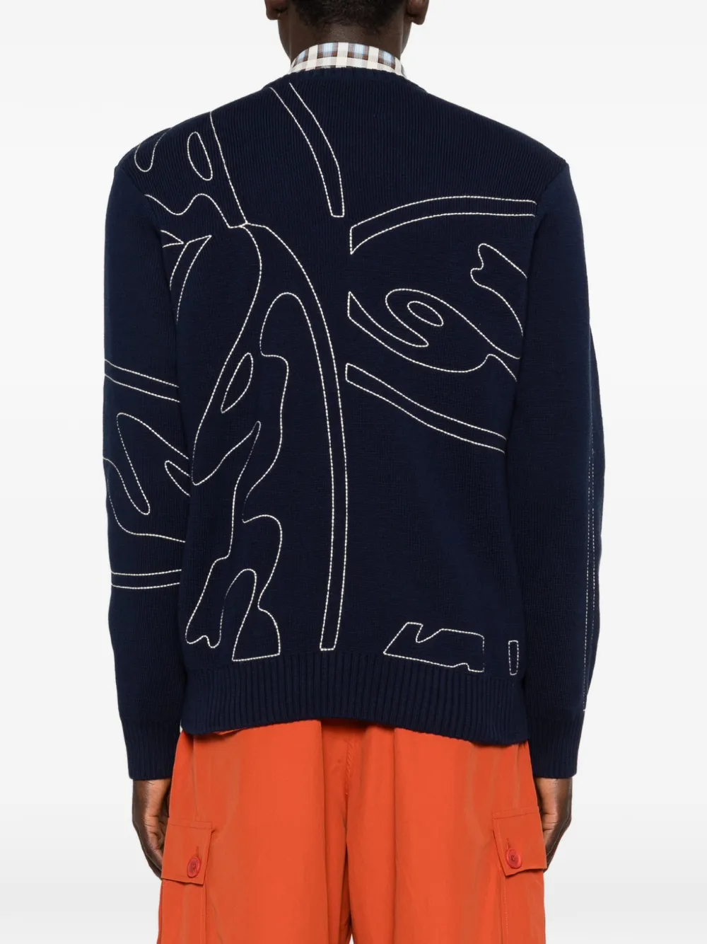 Arte Antwerp Trui met ronde hals Blauw