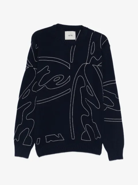 Arte Antwerp crew-neck sweater