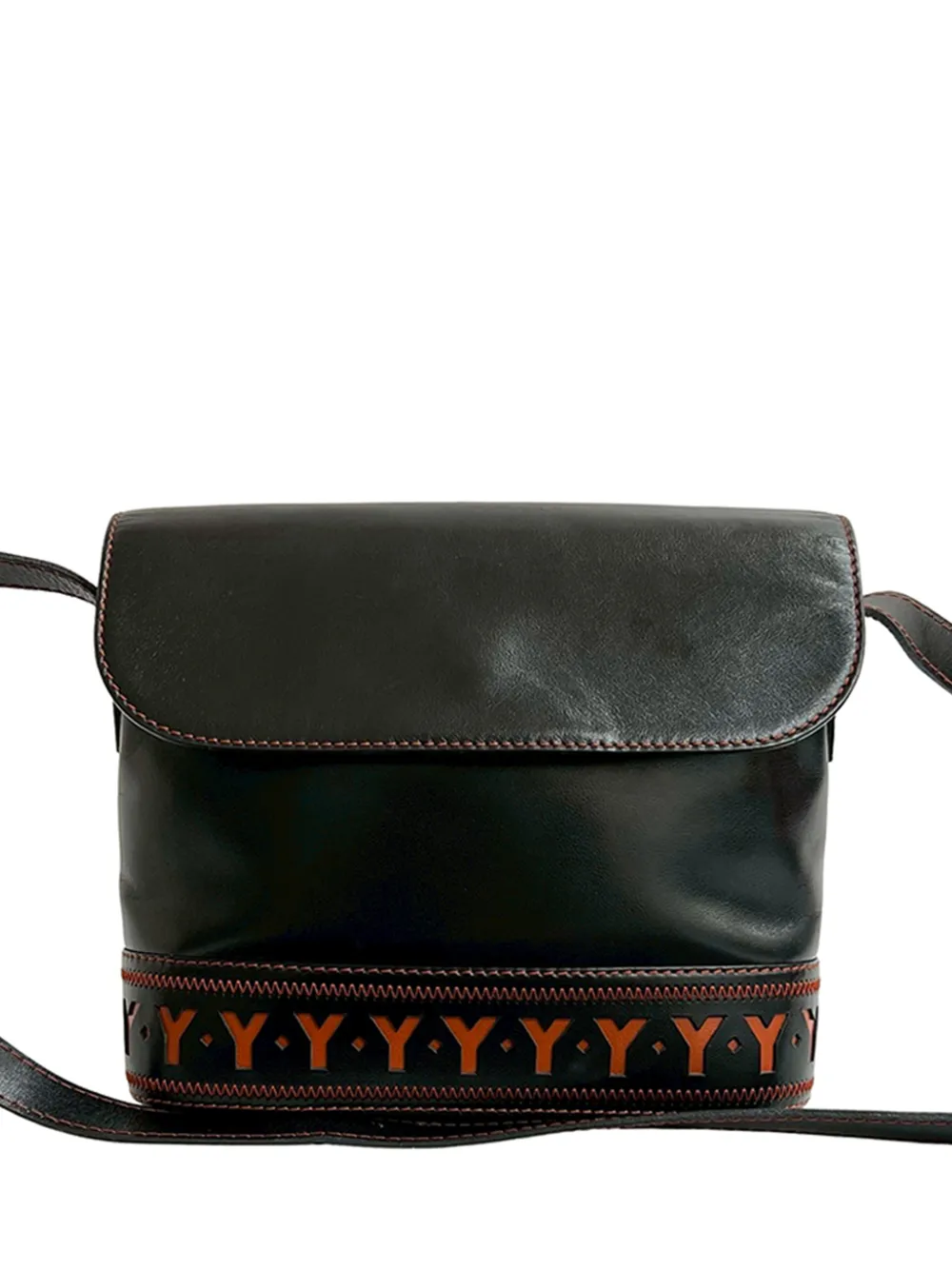 Saint Laurent Pre-Owned Borsa a tracolla Cutout 2000-2025 - Nero