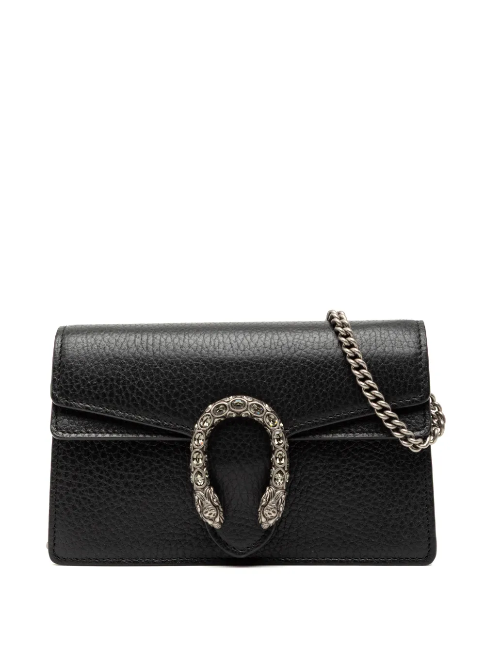 Gucci Pre-Owned 2016-2025 Mini Leather Dionysus crossbody bag - Nero