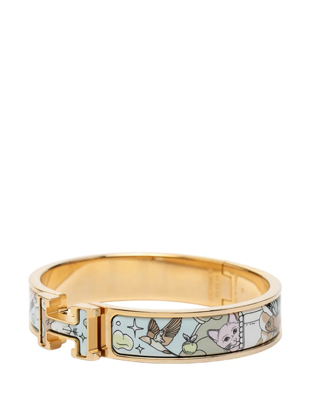2000-2025 Narrow Enamel Dans Les Nuages Clic H Bracelet Pm Costume Bracelet