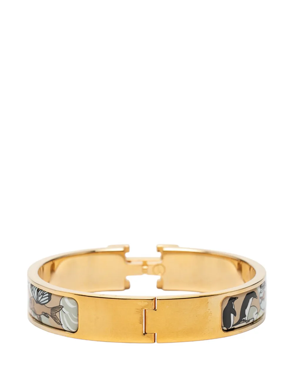 2000-2025 Narrow Enamel Dans Les Nuages Clic H Bracelet Pm Costume Bracelet