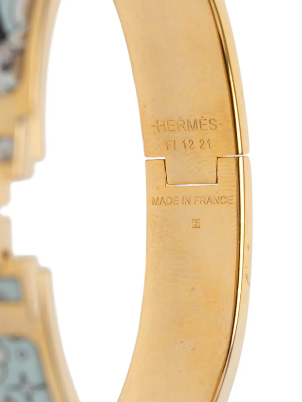 2000-2025 Narrow Enamel Dans Les Nuages Clic H Bracelet Pm Costume Bracelet