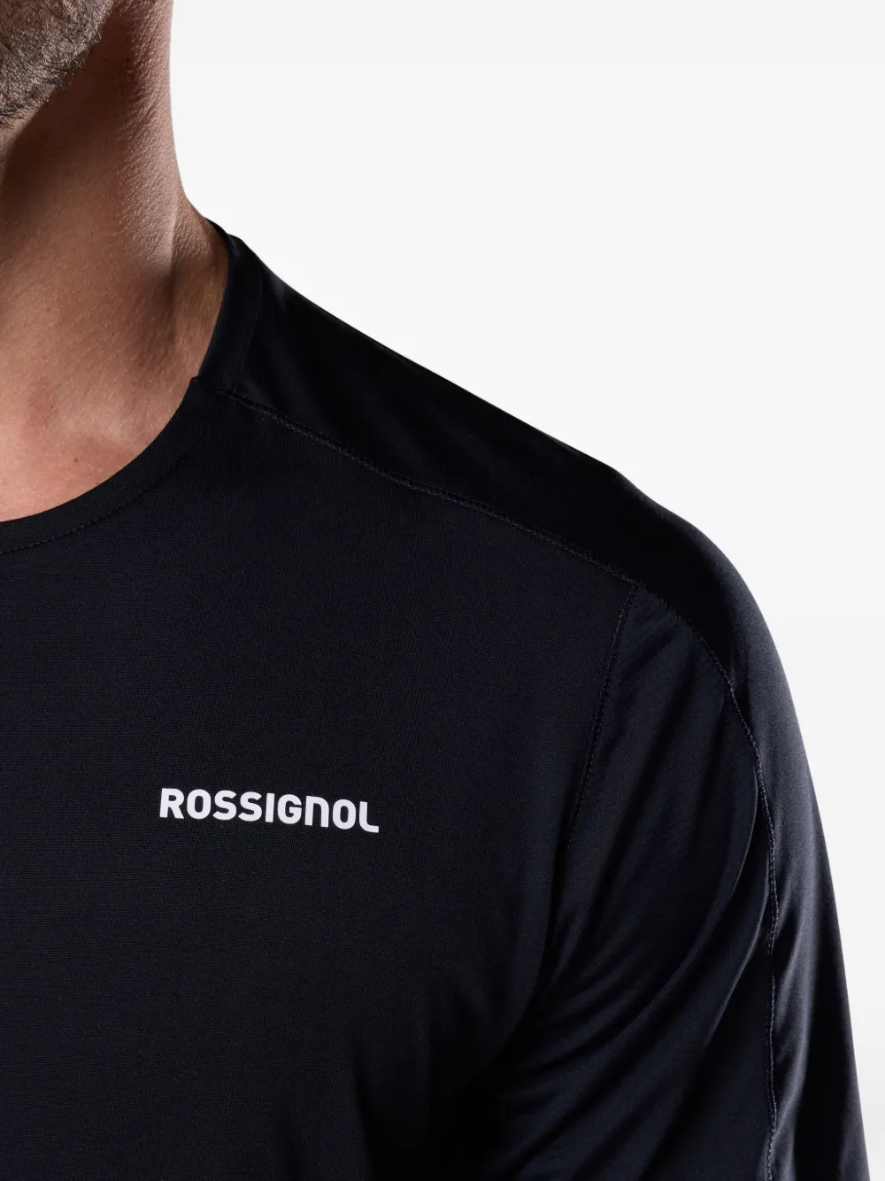 Rossignol T-shirt met mesh vlakken Zwart