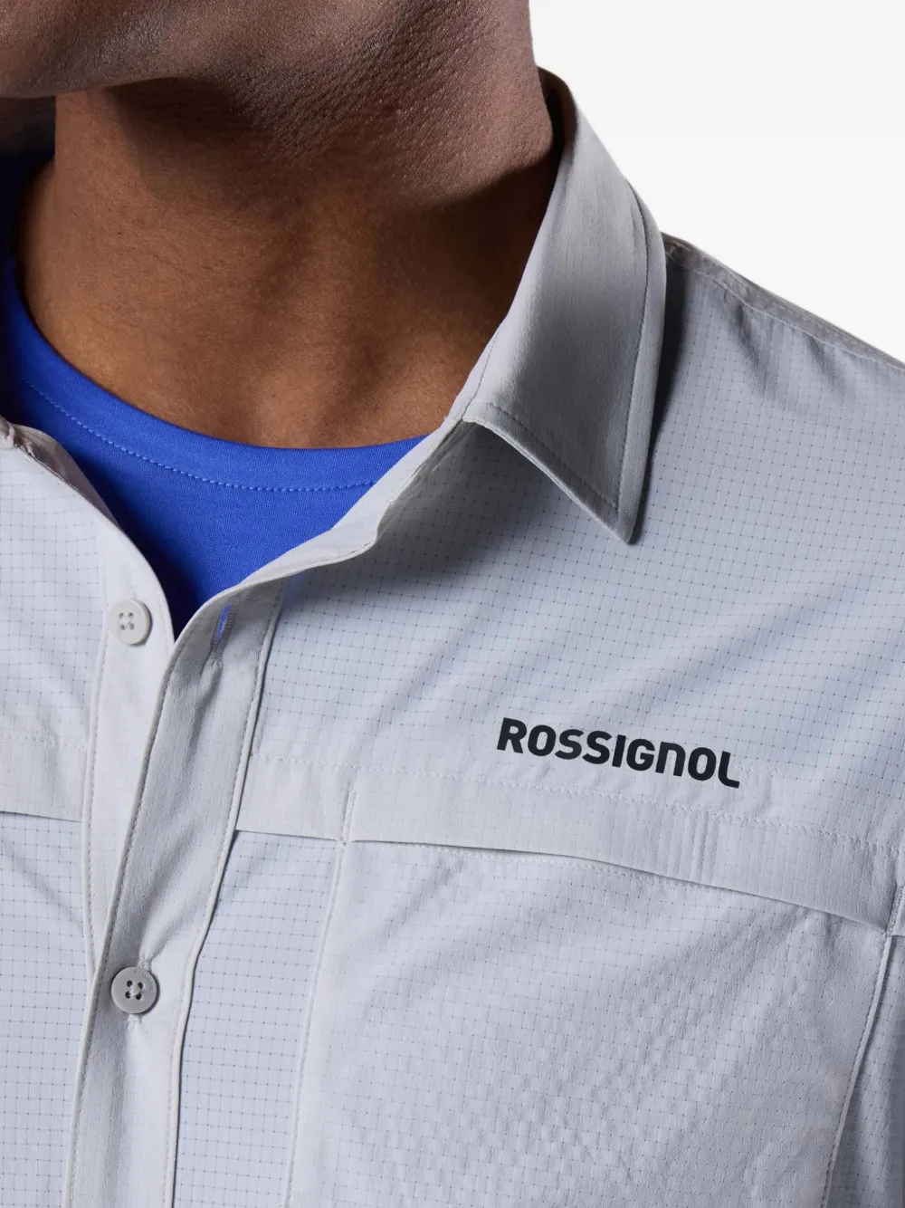 Rossignol Overhemd met logodetail en lange mouwen Grijs