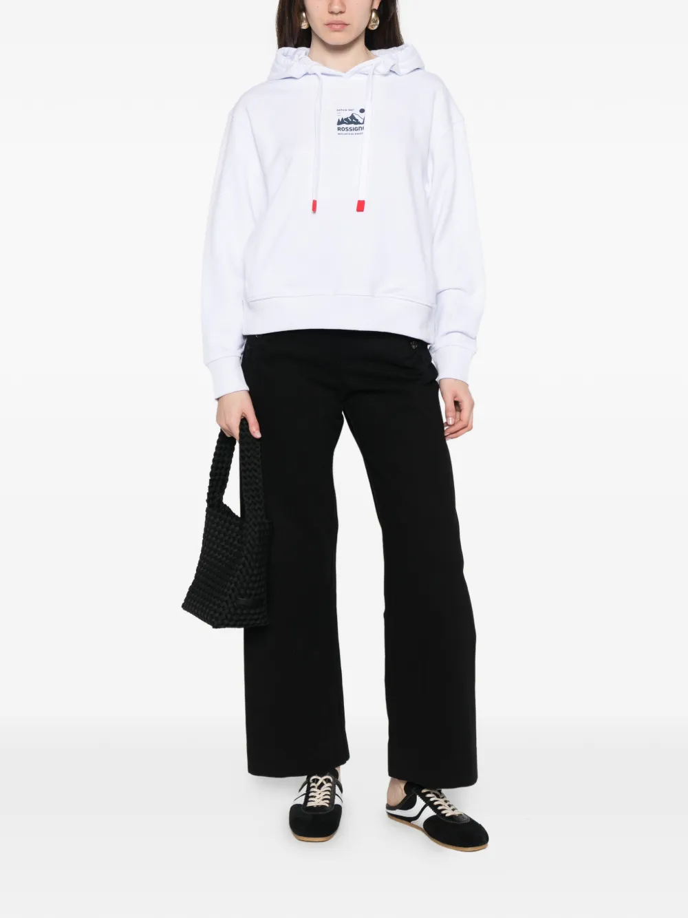  Rossignol Sudadera Con Capucha Y Logo - Blanco 