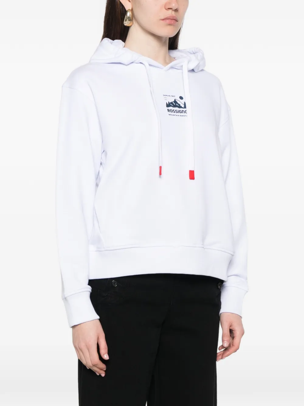 Rossignol Sudadera Con Capucha Y Logo - Blanco 