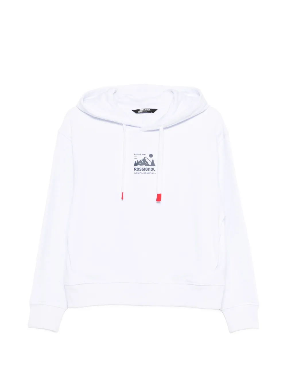 Rossignol logo-print hoodie - Bianco