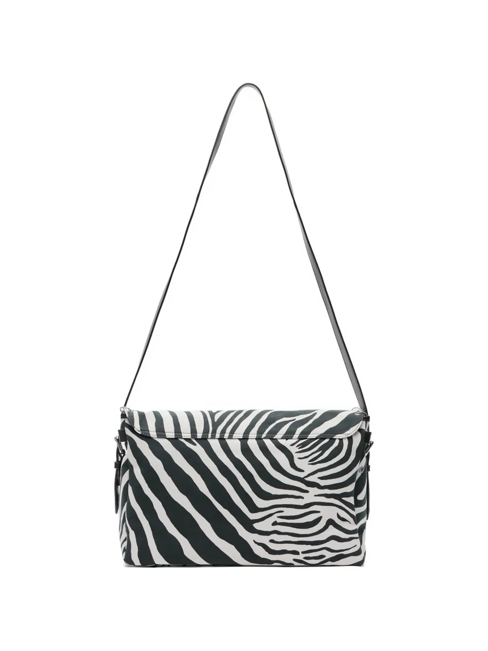 Blumarine Schoudertas met zebraprint Wit