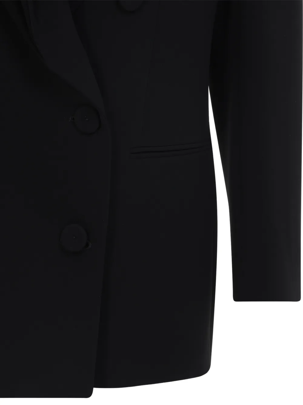 flower double-breasted blazer