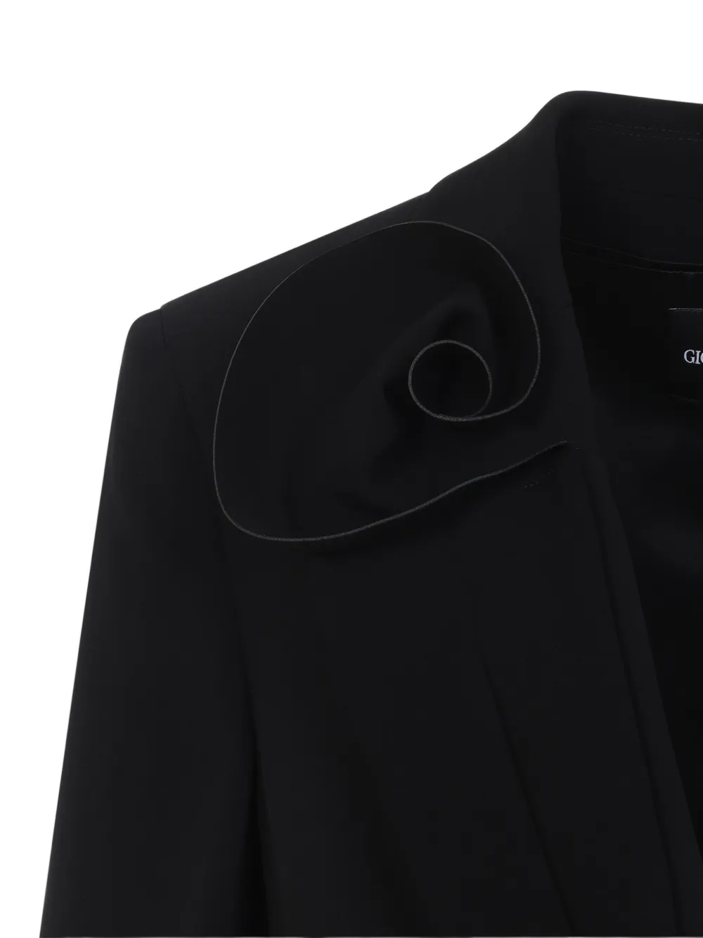 flower double-breasted blazer