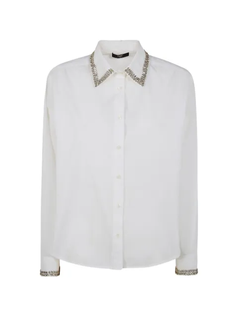 Seventy embellished-collar shirt