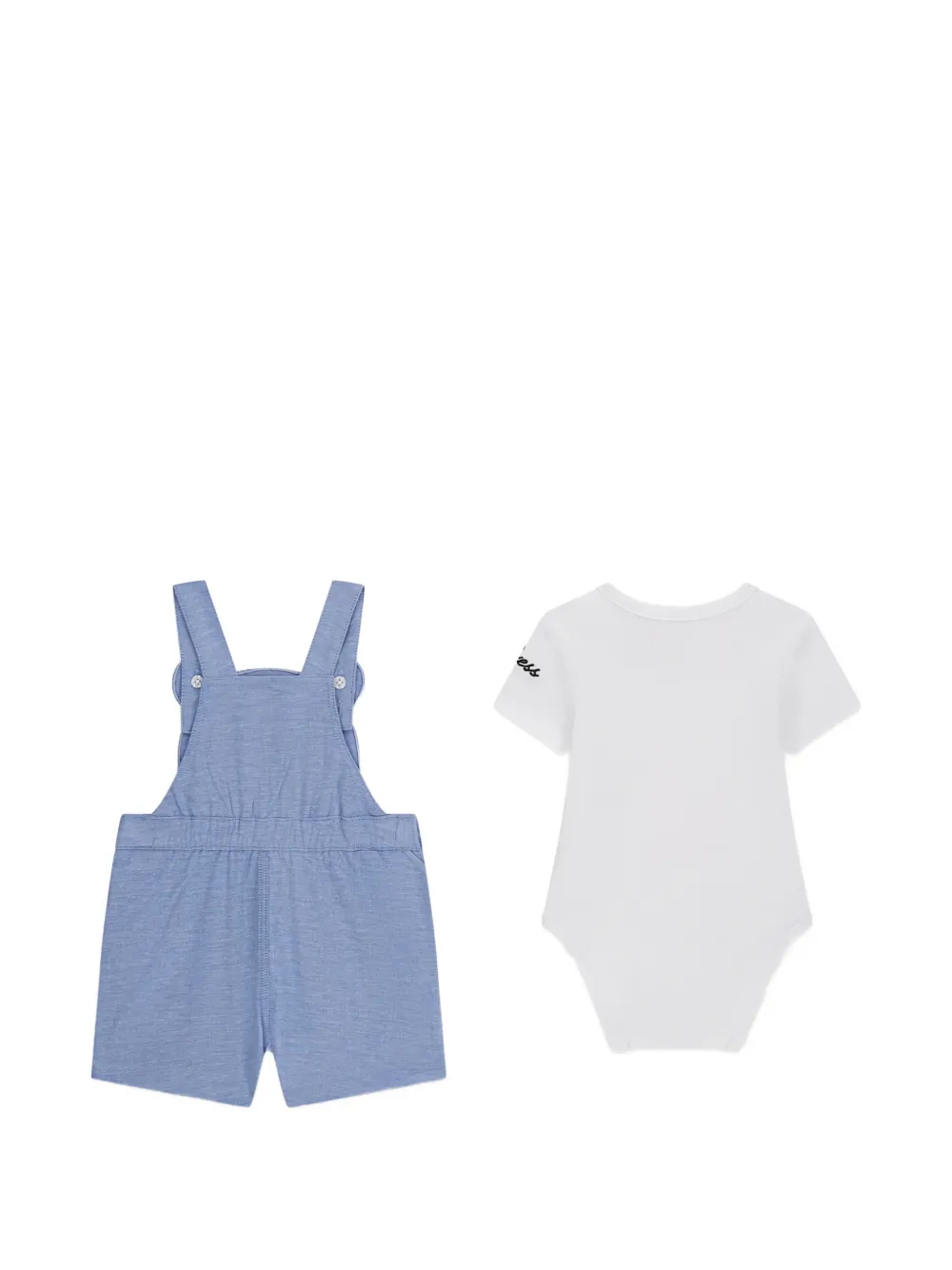  Guess Kids Bear-design Dungarees - Blue 