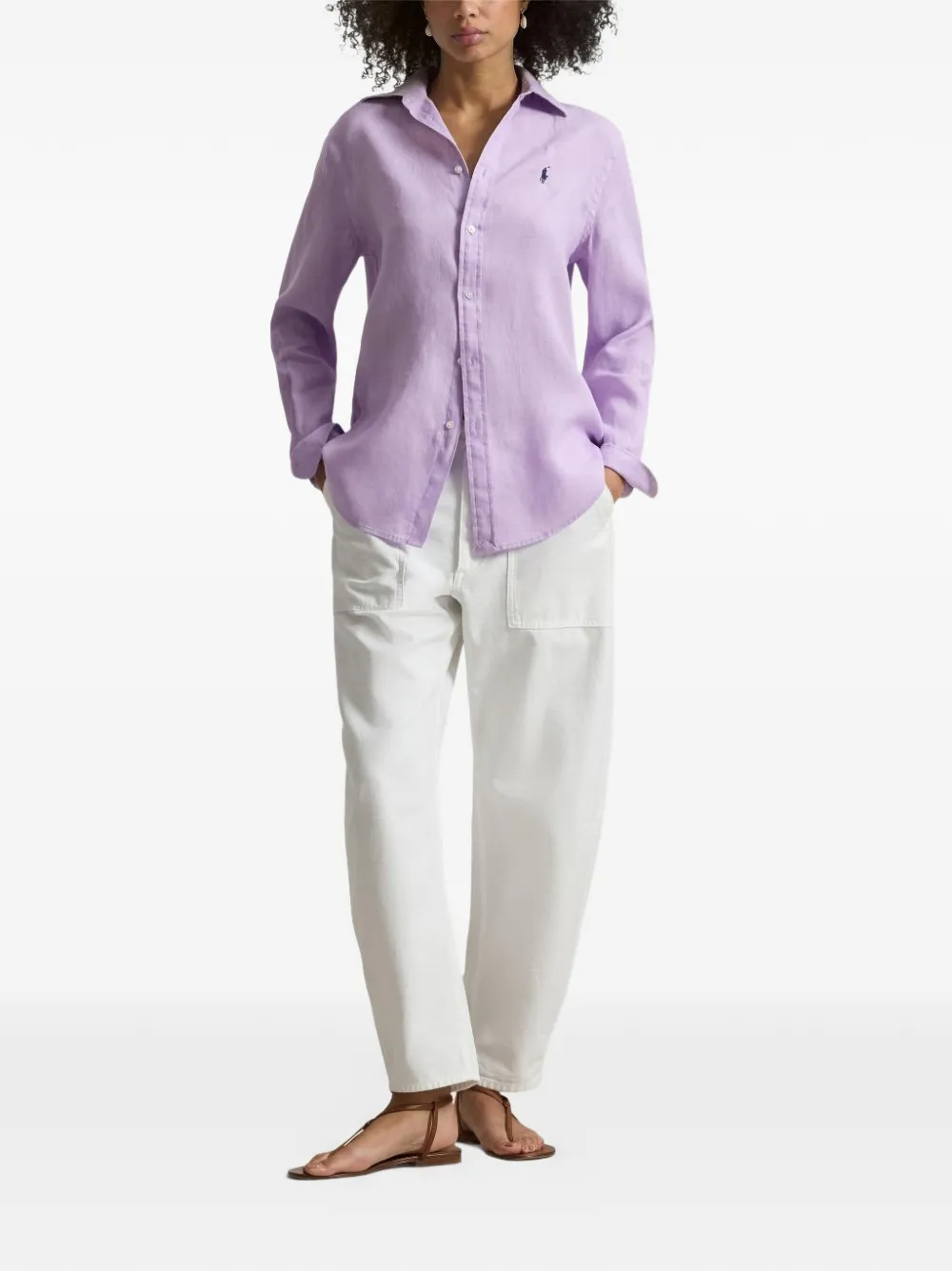 Polo Ralph Lauren Blouse met logo Paars