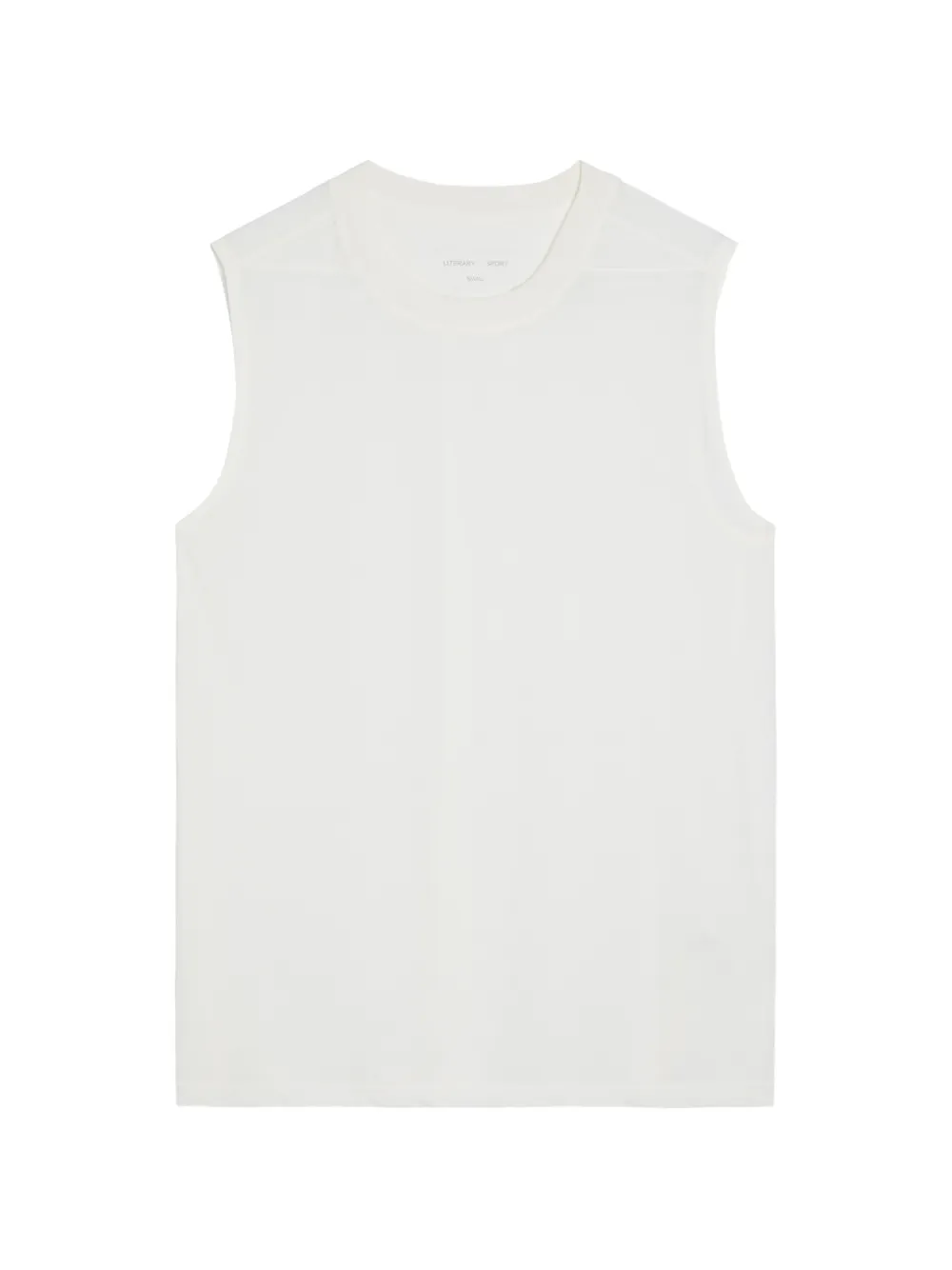 Literary Sport Naomi crew-neck sleeveless top - Weiß