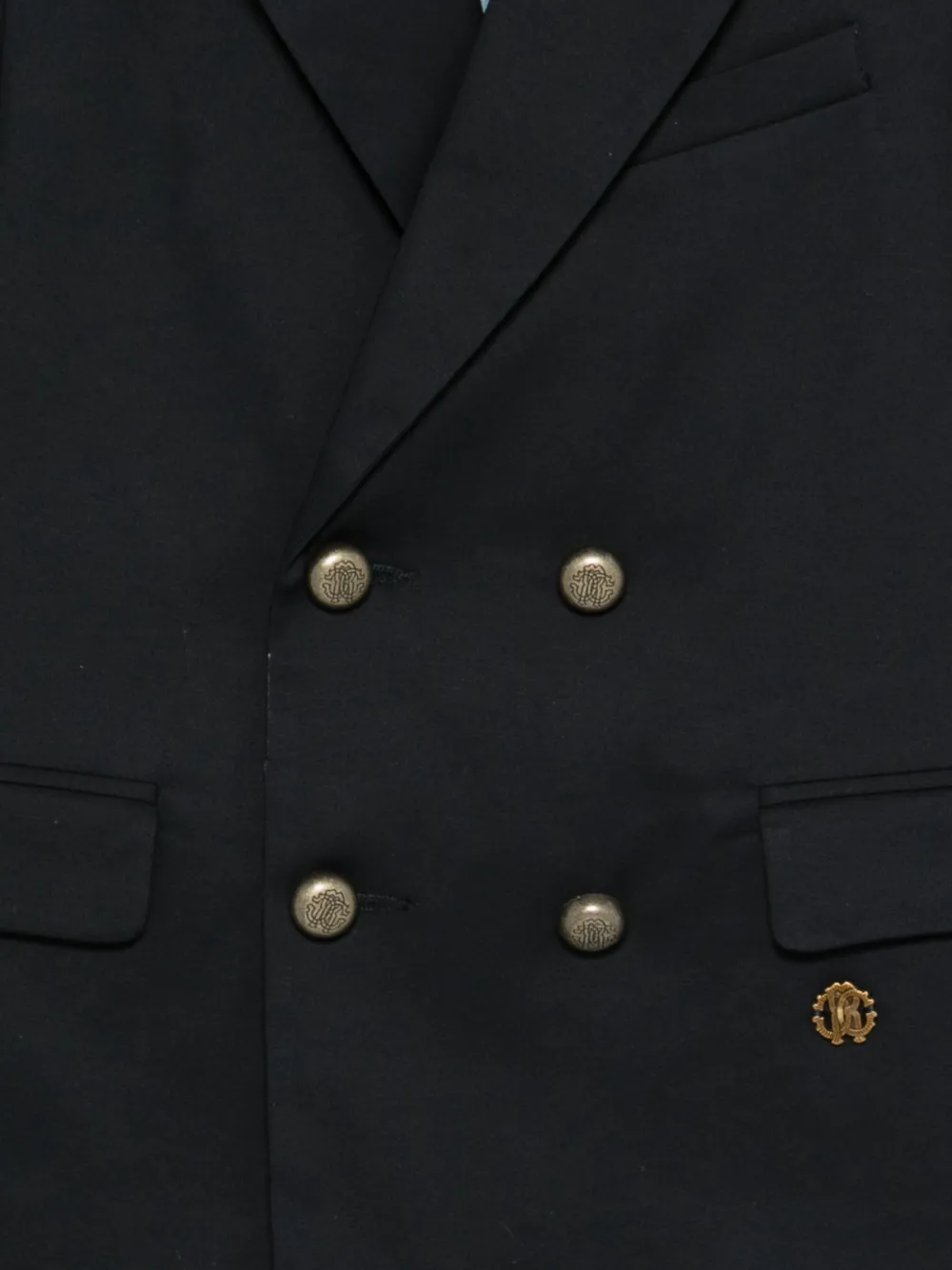  Roberto Cavalli Junior Double-breasted Blazer - Blue 
