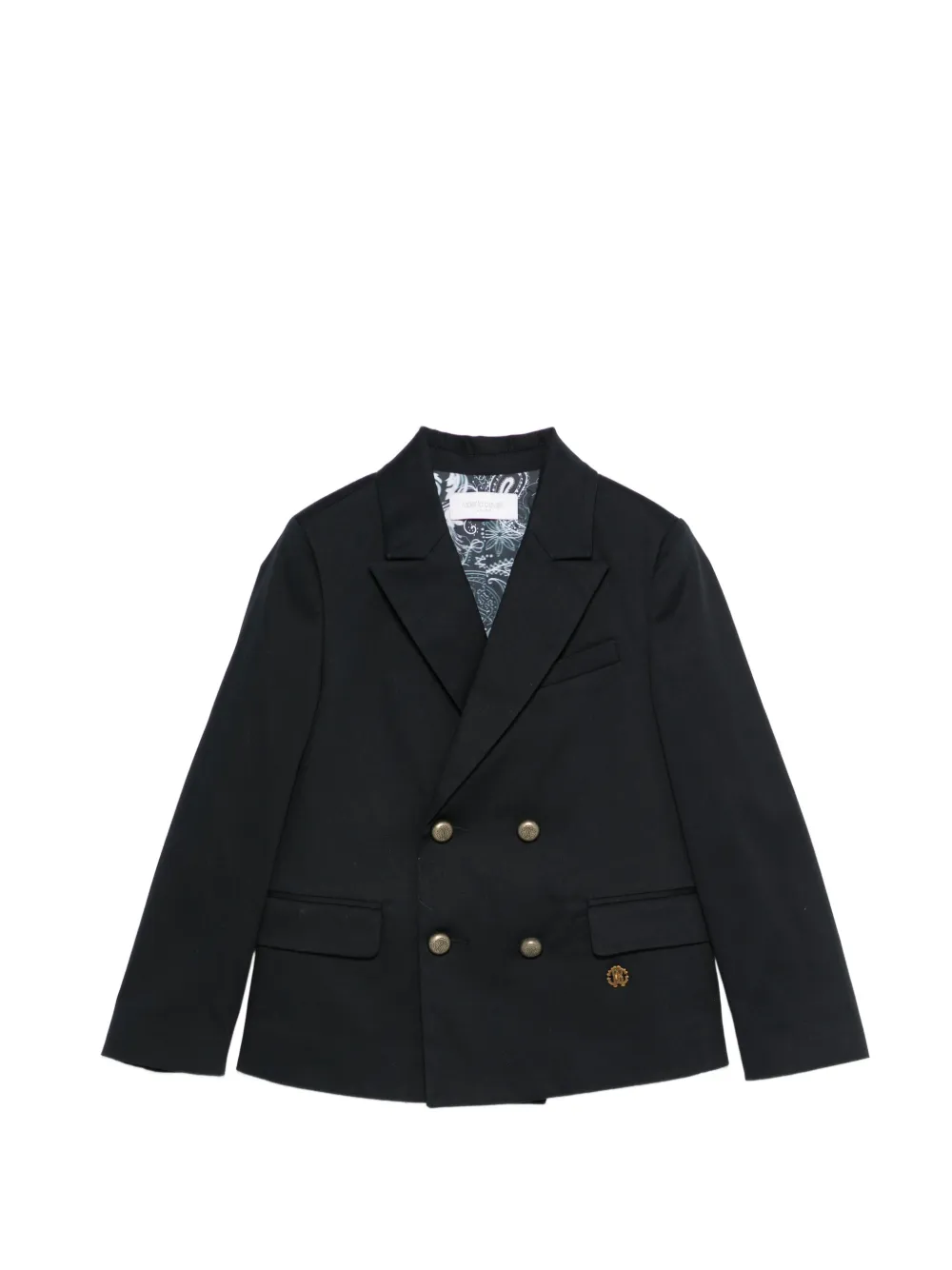 Roberto Cavalli Junior double-breasted blazer - Blu