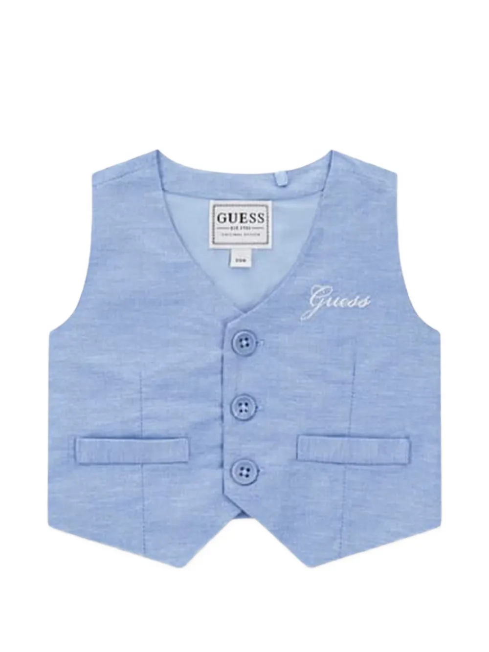 guess kids Shortsset met logodetail Blauw