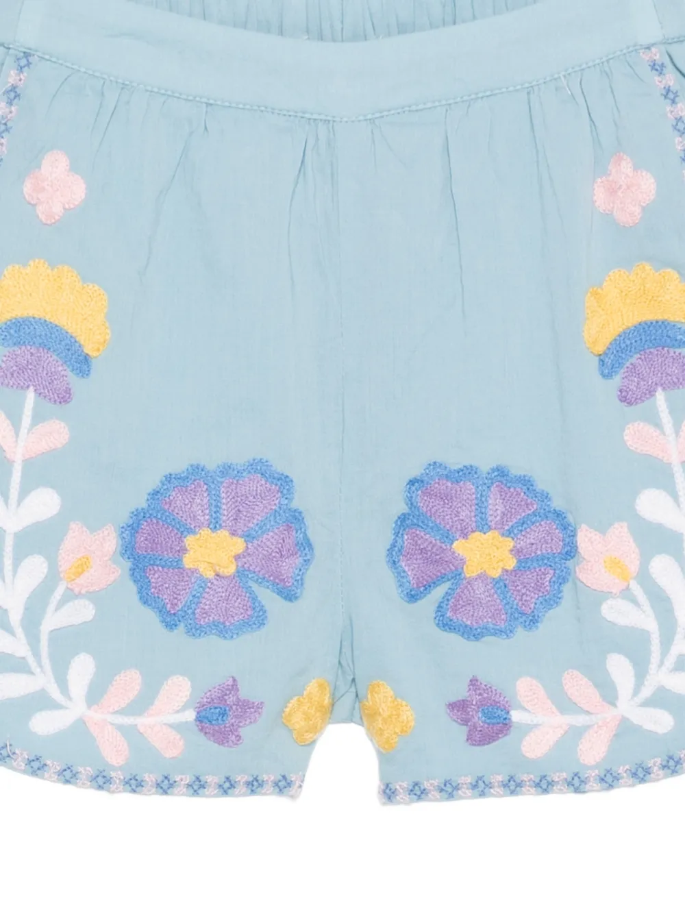 Maiwen Floral-Embroidered Shorts