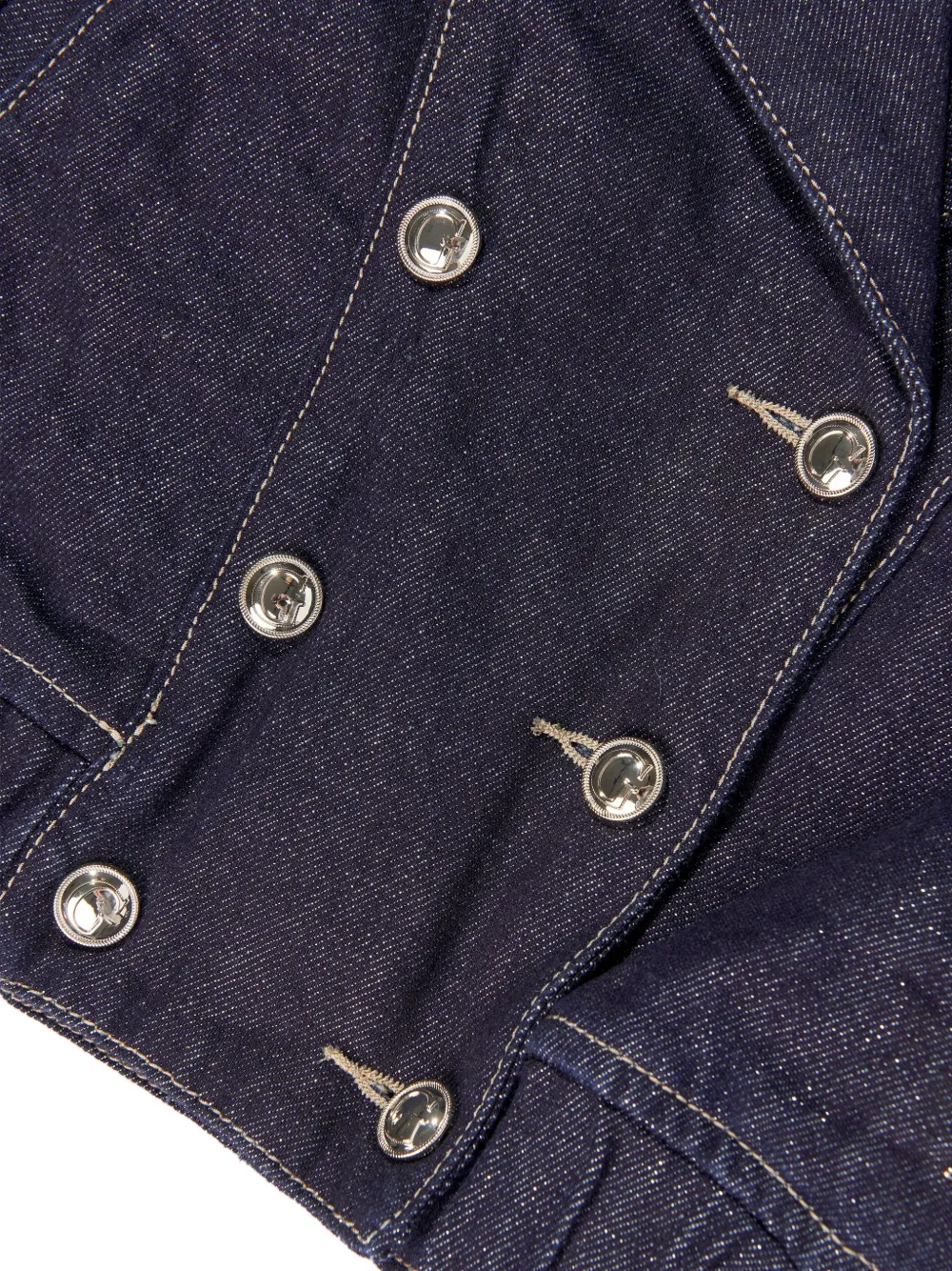 guess kids Lurex jack met dubbele rij knopen Blauw