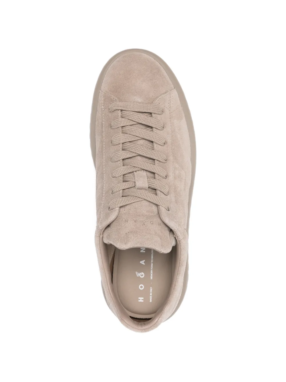 Hogan Sneakers met plateauzool Beige