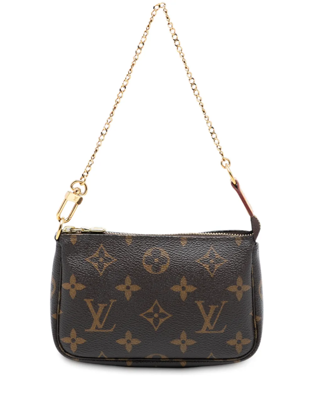 Louis Vuitton Pre-Owned Borsa a mano Pochette Accessoires mini con monogramma 2019 - Marrone