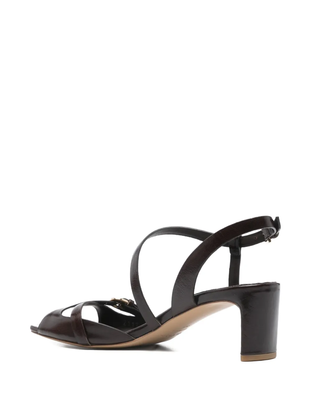 Del Carlo Leren sandalen Bruin