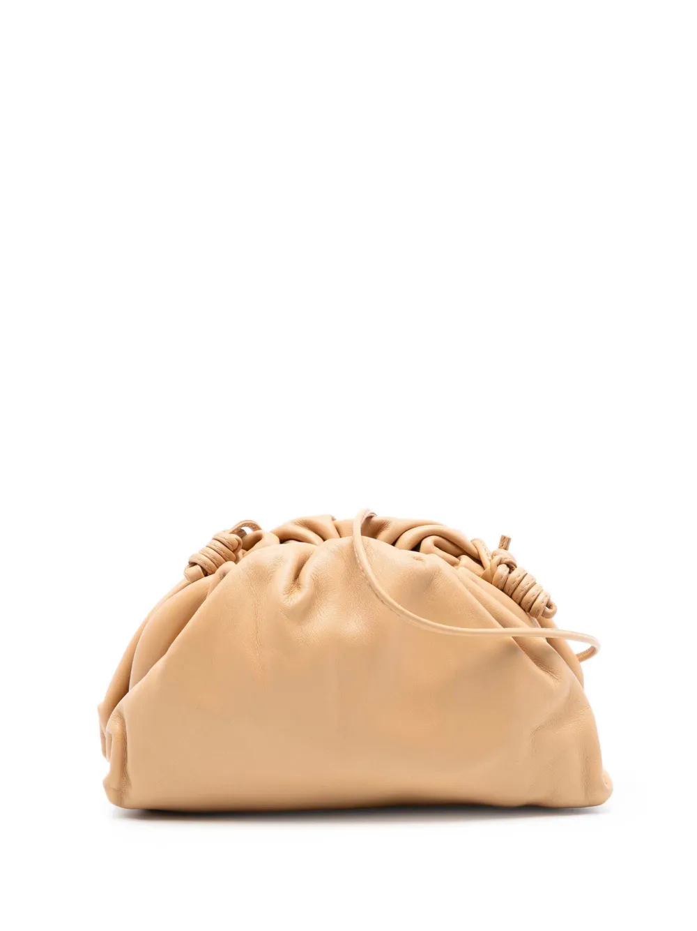 Bottega Veneta Pre-Owned Borsa a tracolla The Mini Pouch in pelle di agnello 2012-2025 - Marrone