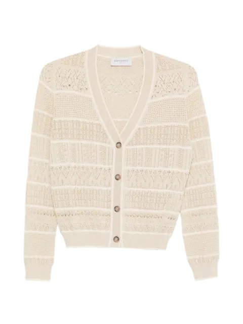ERMANNO FIRENZE V-neck button cardigan