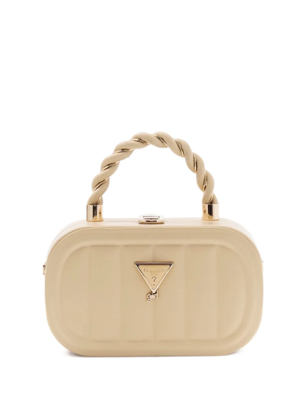 guess kids logo-plaque handbag - Toni neutri