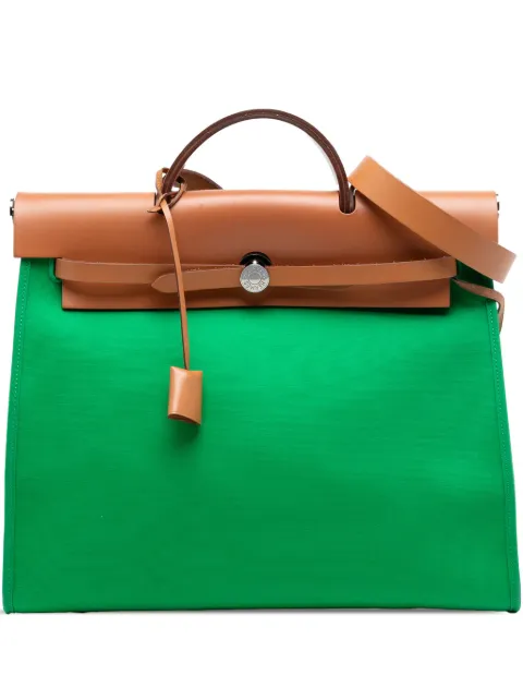 Hermès Pre-Owned 2014 Toile Herbag Zip 31 satchel