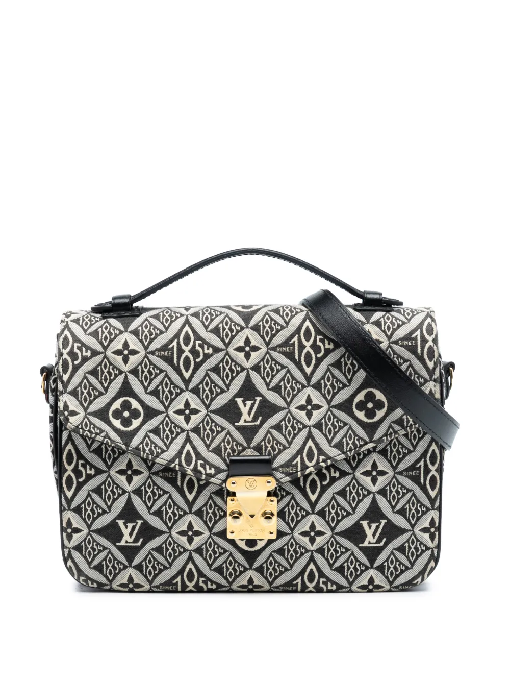 Louis Vuitton Pre-Owned Borsa a tracolla Pochette Metis Since 1854 jacquard con monogramma 2021-2025 - Nero