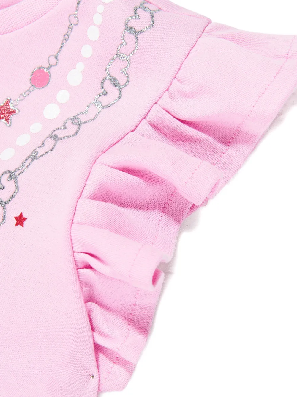guess kids Jurk met halskettingprint Roze