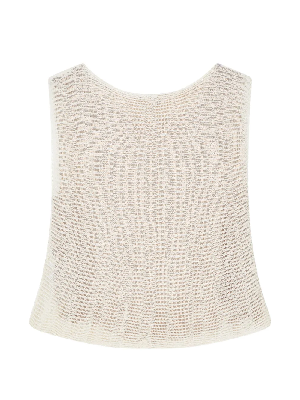 Giorgio Armani Openwork top Beige