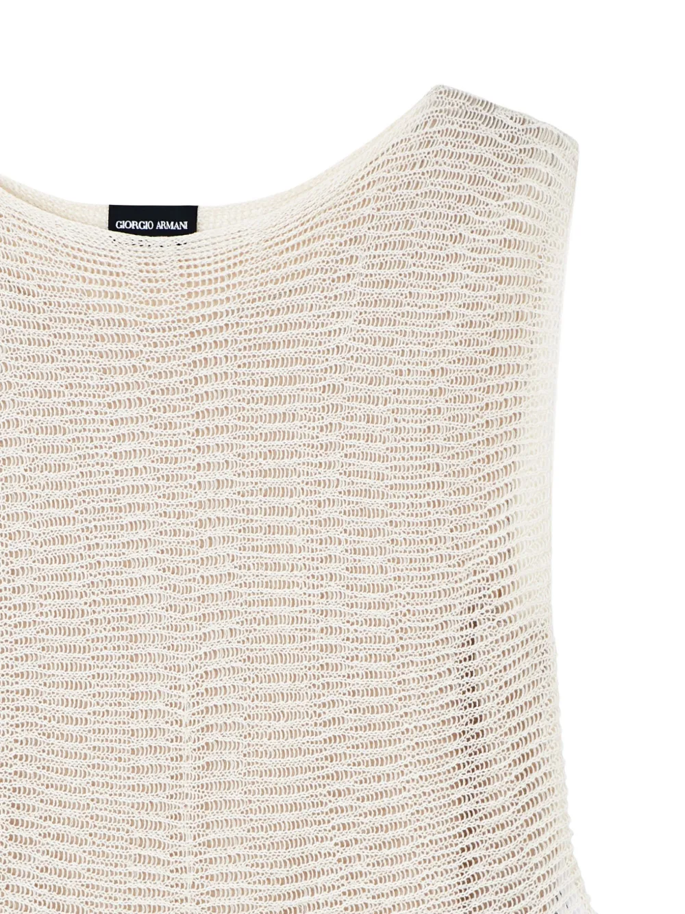 Giorgio Armani Openwork top Beige