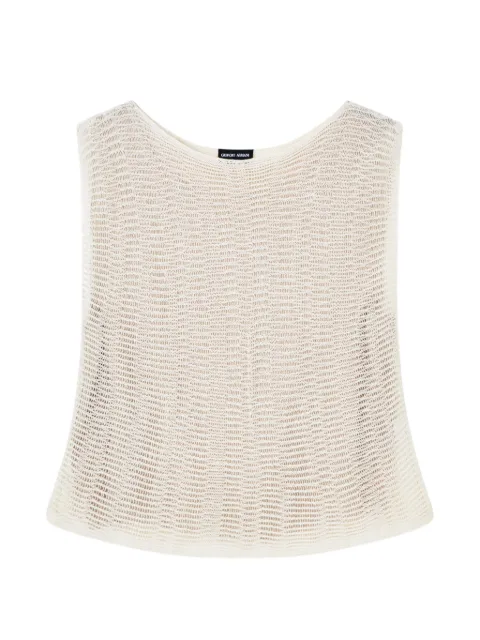 Giorgio Armani Blusa com trama aberta