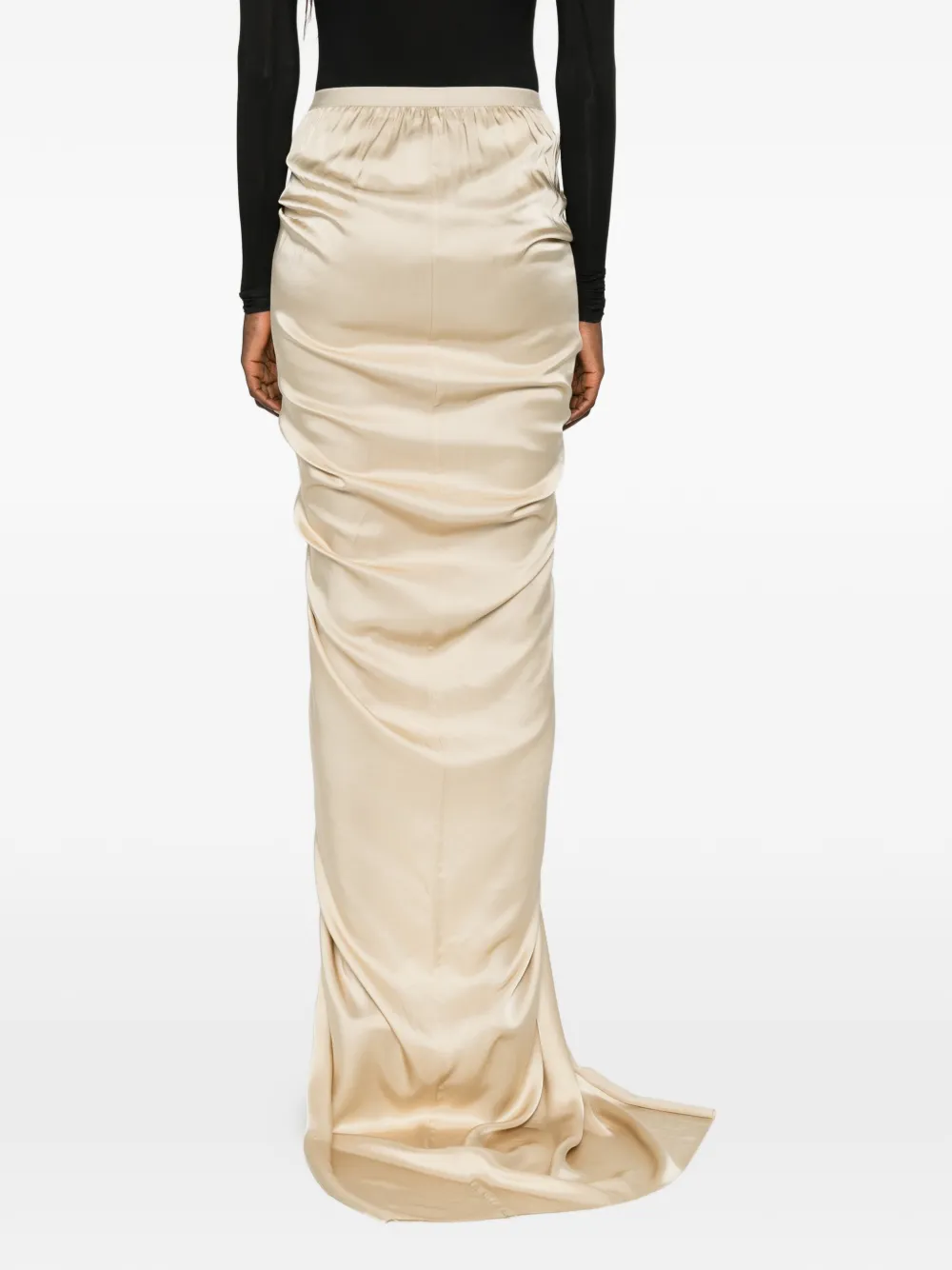 Rick Owens Asymmetrische rok Beige