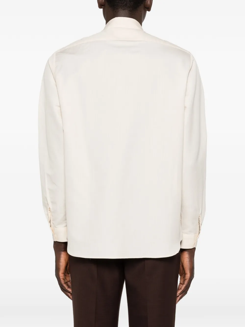 Lardini Overhemd met kraag Beige