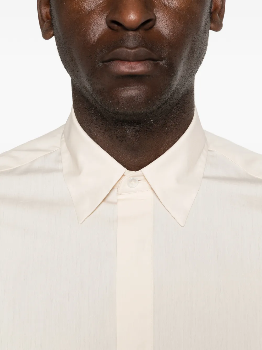 Lardini Overhemd met kraag Beige