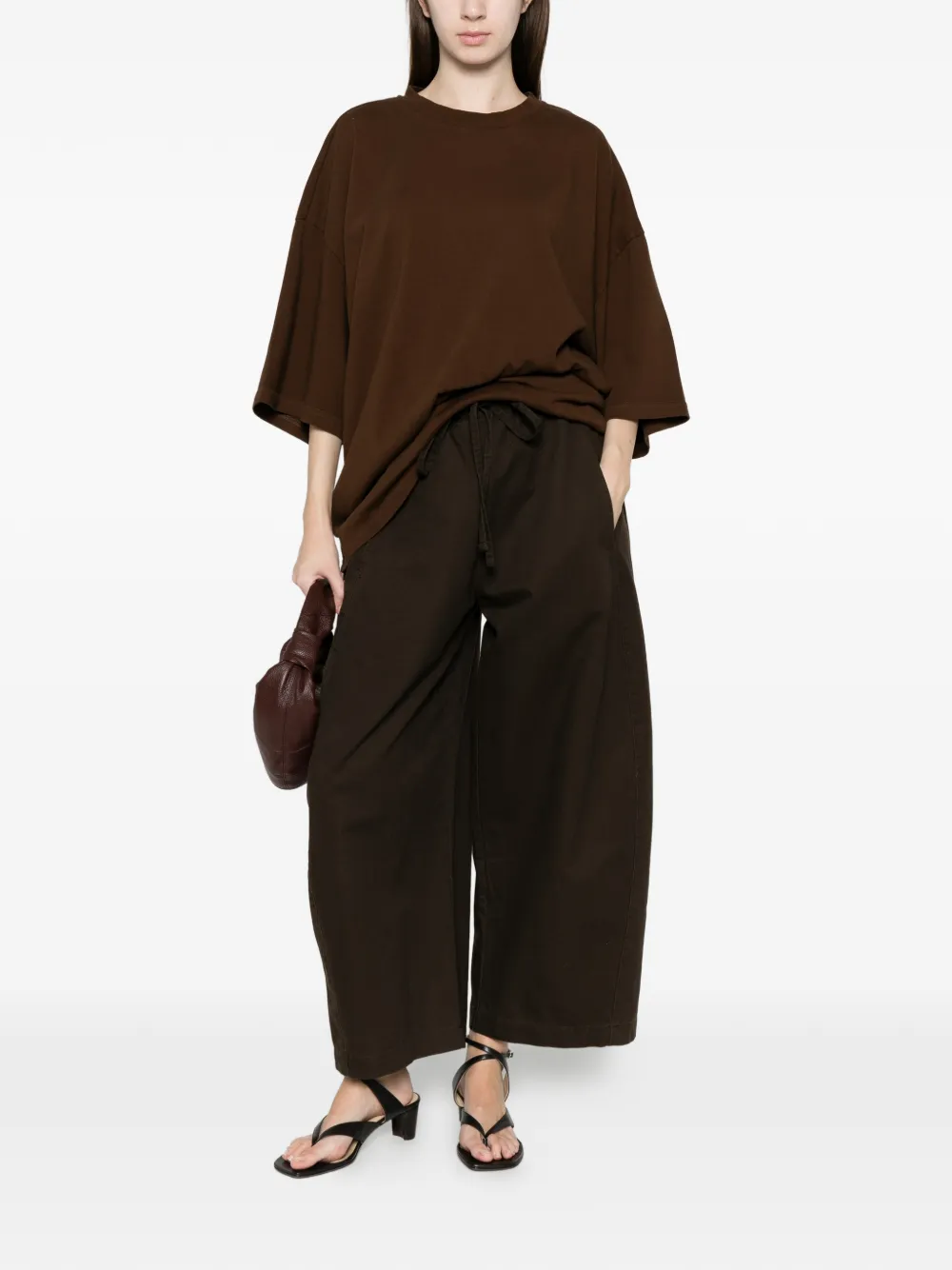 Entire Studios Crew-neck Short-sleeve T-shirt - Brown 