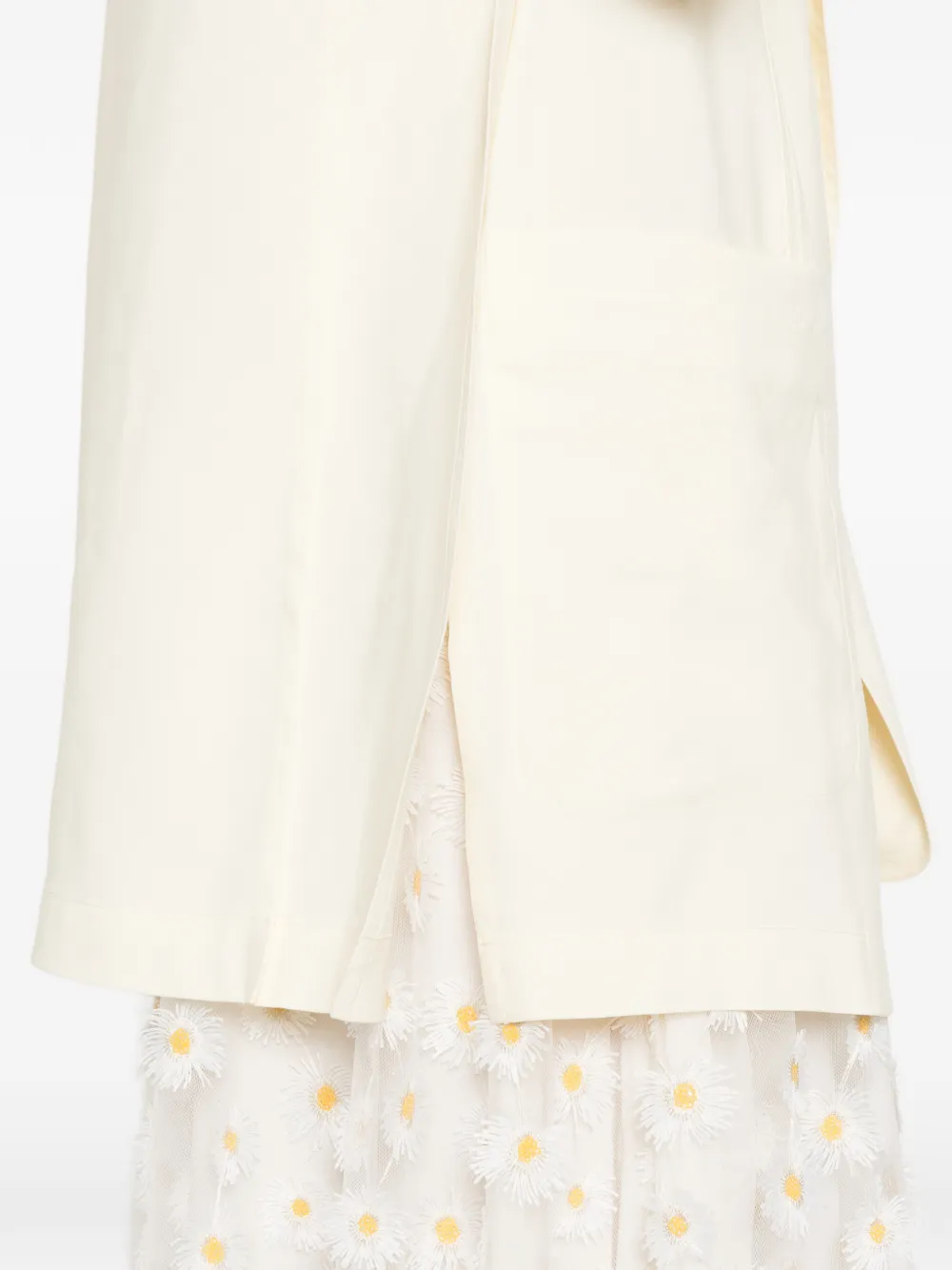 Sportmax Mouwloos gilet met gekerfde revers Beige