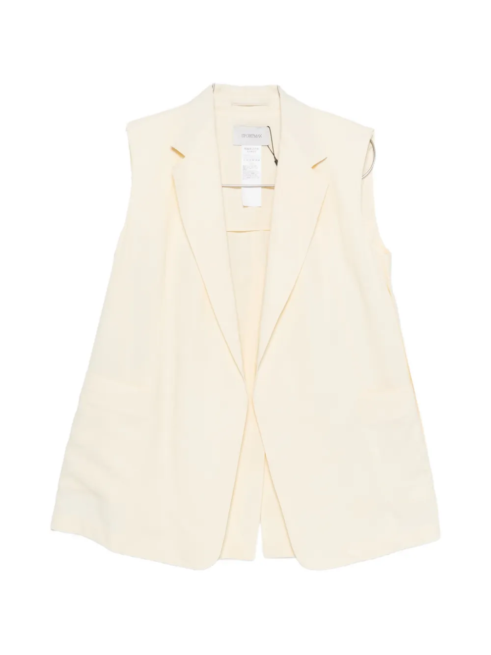 Sportmax Spxmaggio oversized gilet - Nude