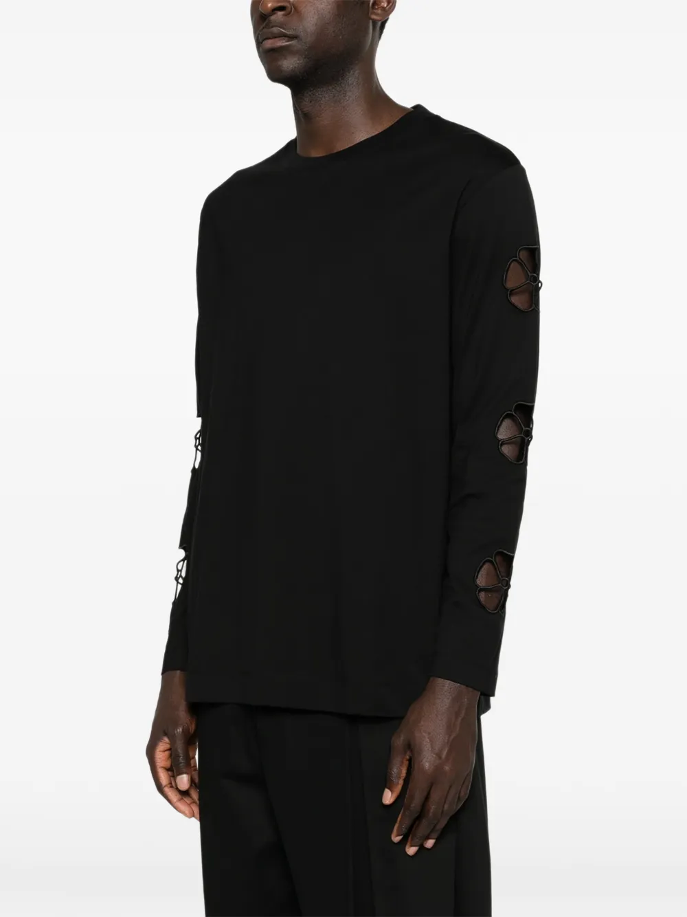 cut-out long-sleeve T-Shirt