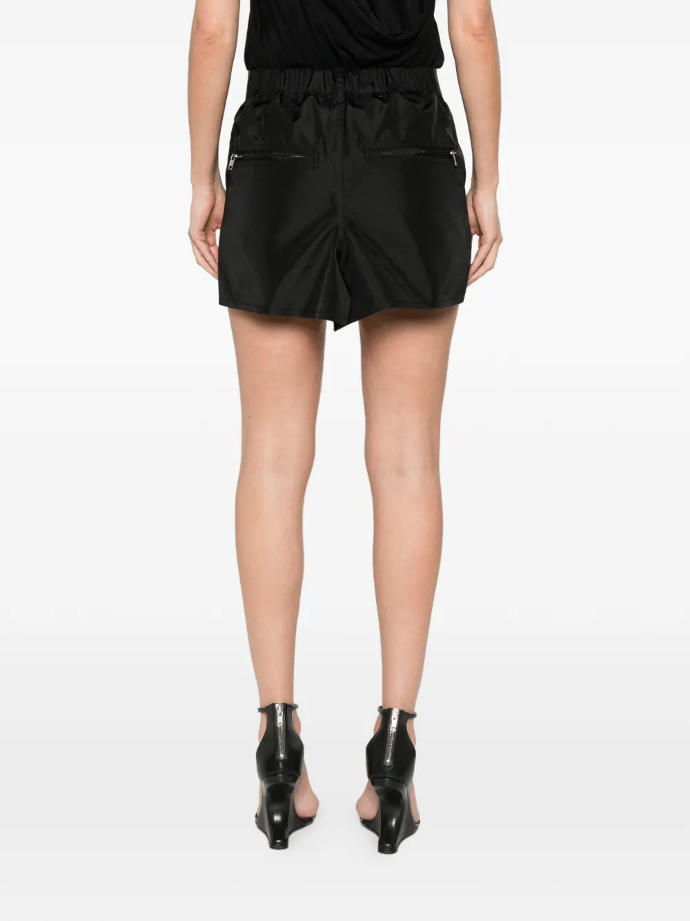 Rick Owens Temple mini-rok Zwart